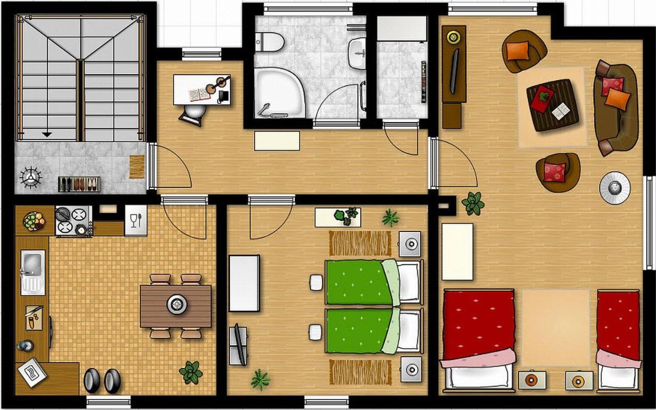 Haus Homann-Schneider, Apartment Stefan Wetter  Eksteriør billede